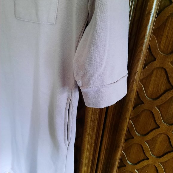 3/$15 Love Fire 3/4 Sleeve Sweater Dress with pockets - Blush Pink, Size M - Picture 6 of 16